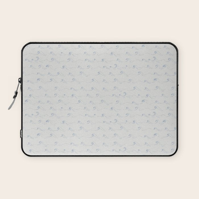Sketched Wave Stripe Laptop Sleeve Gallery Image 1