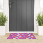 Hanukkah Pink Pattern Welcome Mat Gallery Image 3