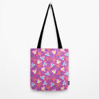 Hanukkah Pink Pattern Tote Bag Gallery Image 2