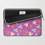 Hanukkah Pink Pattern Laptop Sleeve Gallery Image 2