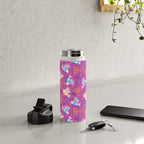 Hanukkah Pink Pattern Water Bottle Gallery Image 4