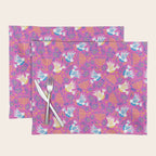 Hanukkah Pink Pattern Placemat Gallery Image 1