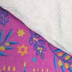 Hanukkah Pink Pattern Comforter Gallery Image 4