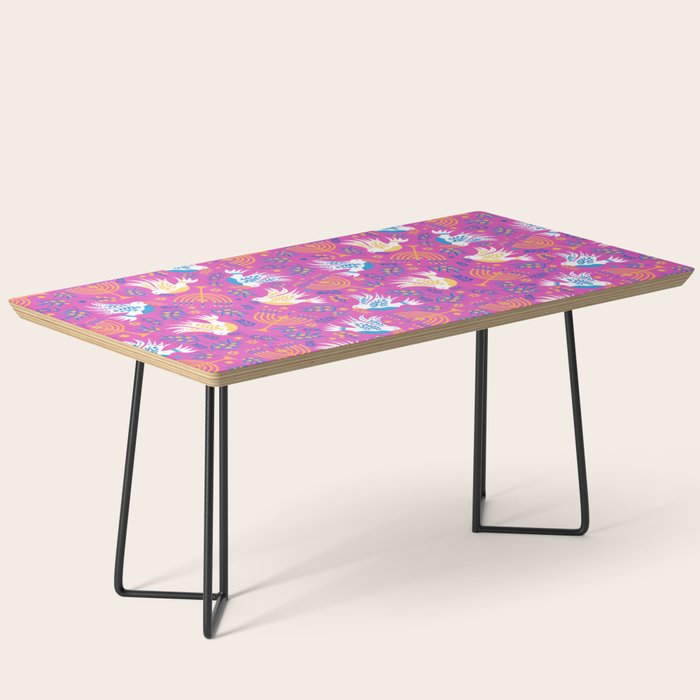 Hanukkah Pink Pattern Coffee Table Gallery Image 1