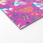 Hanukkah Pink Pattern Welcome Mat Gallery Image 2