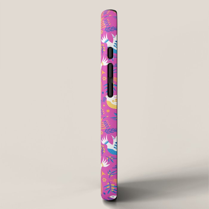 Hanukkah Pink Pattern iPhone Case Gallery Image 2