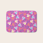 Hanukkah Pink Pattern Bath Mat Gallery Image 1