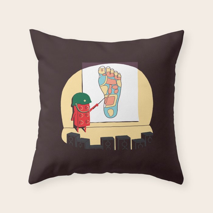 Know your enemy Throw Pillow Gallery Image 6