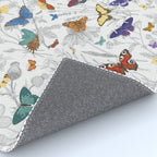 Magical Wild Butterflies Cottage Garden Floral Rug Gallery Image 4
