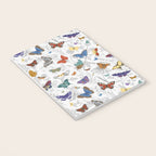 Magical Wild Butterflies Cottage Garden Floral Notebook Gallery Image 3