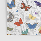 Magical Wild Butterflies Cottage Garden Floral Poster Gallery Image 3