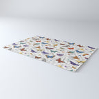 Magical Wild Butterflies Cottage Garden Floral Rug Gallery Image 3