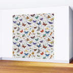 Magical Wild Butterflies Cottage Garden Floral Wall Mural Gallery Image 2