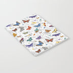 Magical Wild Butterflies Cottage Garden Floral Notebook Gallery Image 2
