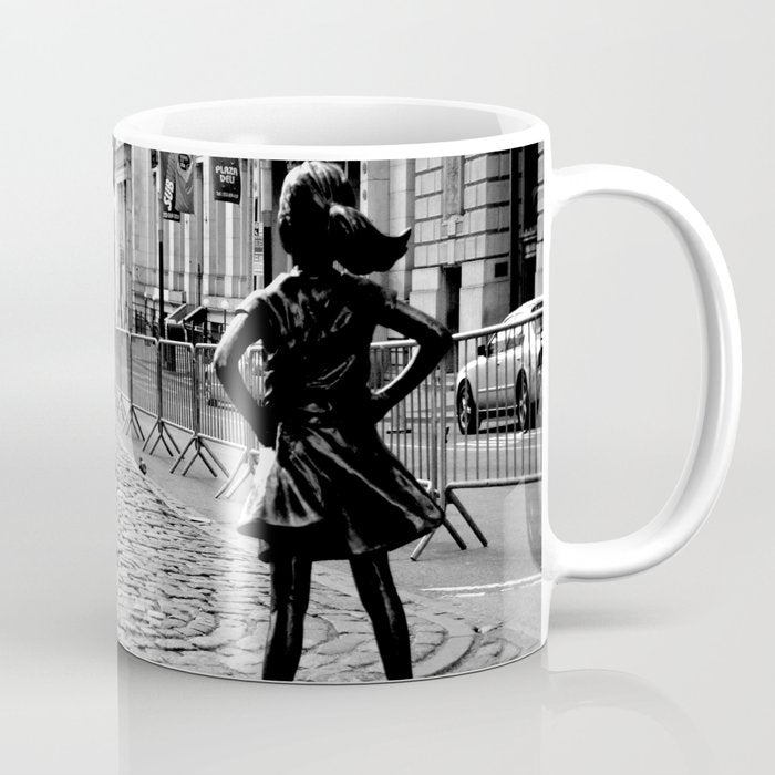 Fearless Girl and the Charging Bull Coffee Mug Gallery Image 1