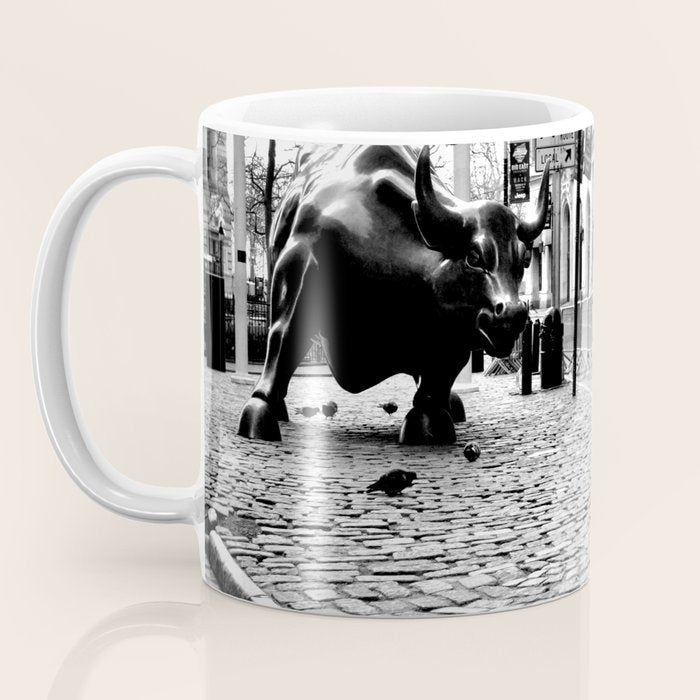 Fearless Girl and the Charging Bull Coffee Mug Gallery Image 3