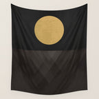 Moon Reflection on Quiet Ocean Wall Tapestry Gallery Image 4