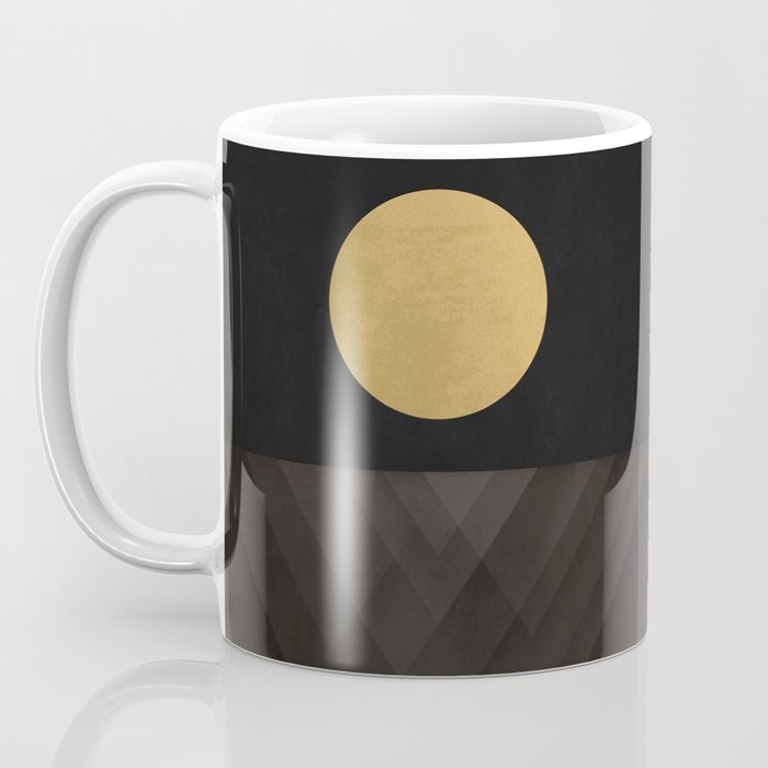 Moon Reflection on Quiet Ocean Coffee Mug Gallery Image 3