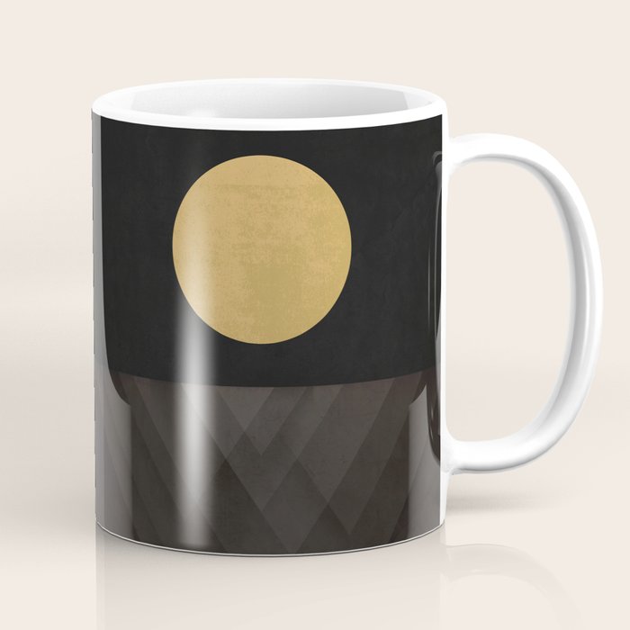 Moon Reflection on Quiet Ocean Coffee Mug Gallery Image 1