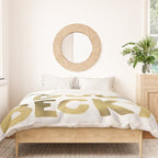 Oh My God Becky - Gold Duvet Cover Gallery Image 3