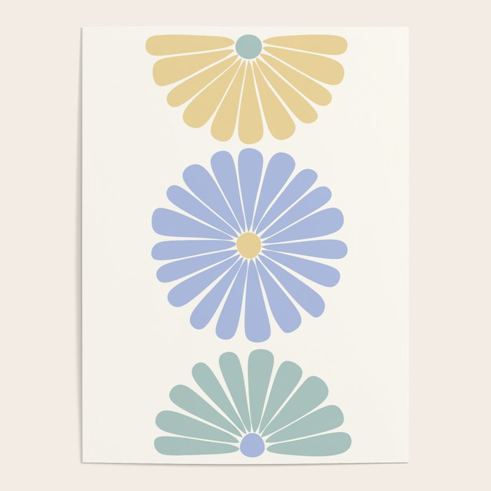 Retro Summer Daisies IV Poster Gallery Image 4