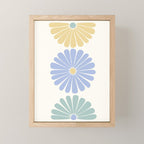 Retro Summer Daisies IV Mini Art Print Gallery Image 1
