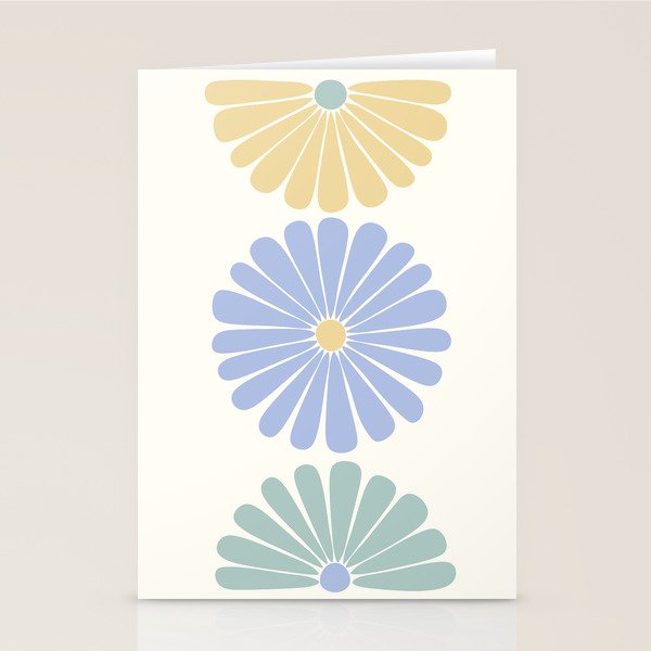 Retro Summer Daisies IV Stationery Card Gallery Image 1