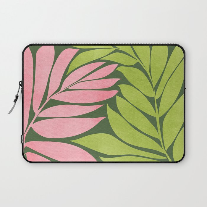 Spring Flora / Pink and Green Palette Laptop Sleeve Gallery Image 1