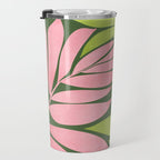 Spring Flora / Pink and Green Palette Travel Mug Gallery Image 3