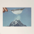 Sifted Summit II - Snow Sugar on Mountain Peak Welcome Mat Gallery Image 1
