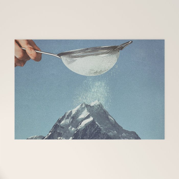Sifted Summit II - Snow Sugar on Mountain Peak Welcome Mat Gallery Image 1