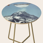Sifted Summit II - Snow Sugar on Mountain Peak Side Table Gallery Image 2