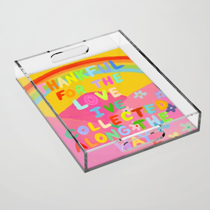 Love Along the Way Acrylic Tray Gallery Image 1