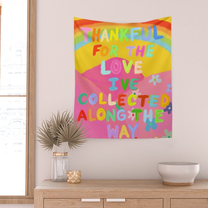 Love Along the Way Wall Tapestry Gallery Image 2