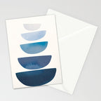 Blue Stack 02 Stationery Card Gallery Image 2