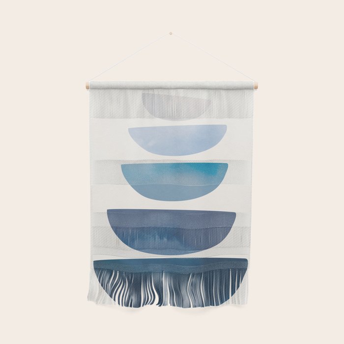 Blue Stack 02 Wall Hanging Gallery Image 1