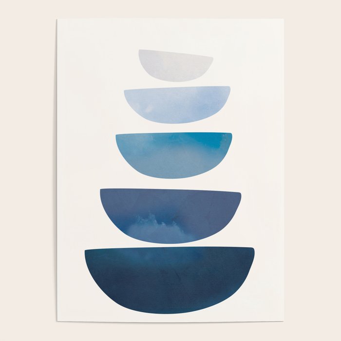 Blue Stack 02 Poster Gallery Image 1