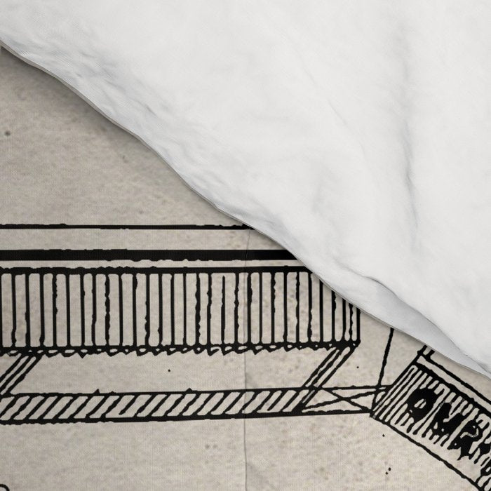 Baseball Patent - Sports Fan Softball Baseball Art - Antique Comforter Gallery Image 4