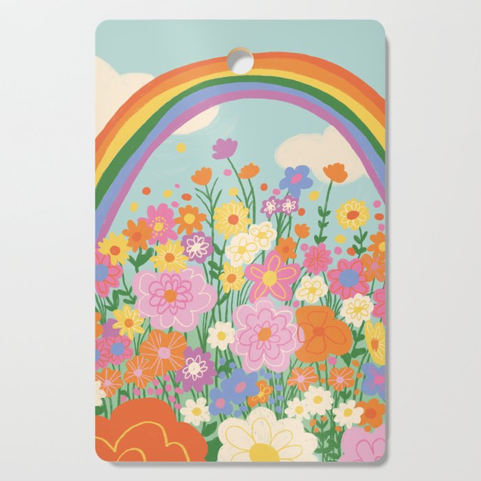 Happy rainbow Cutting Board Gallery Image 1