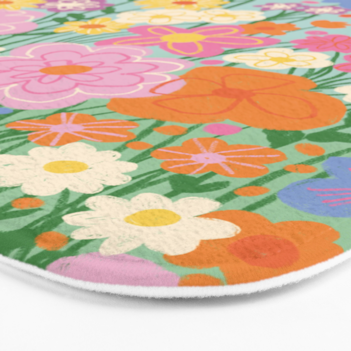 Happy rainbow Bath Mat Gallery Image 3