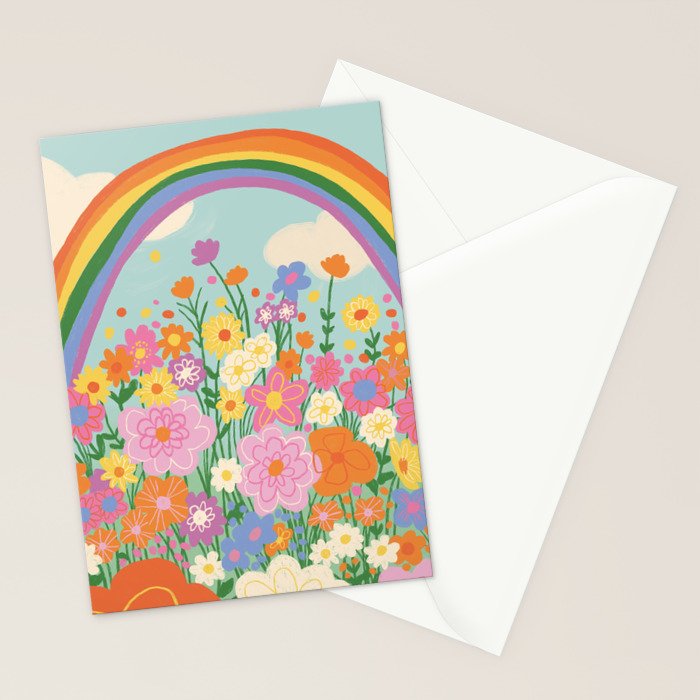 Happy rainbow Stationery Card Gallery Image 2