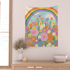 Happy rainbow Wall Tapestry Gallery Image 2