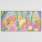 Happy rainbow Desk Mat Gallery Image 3