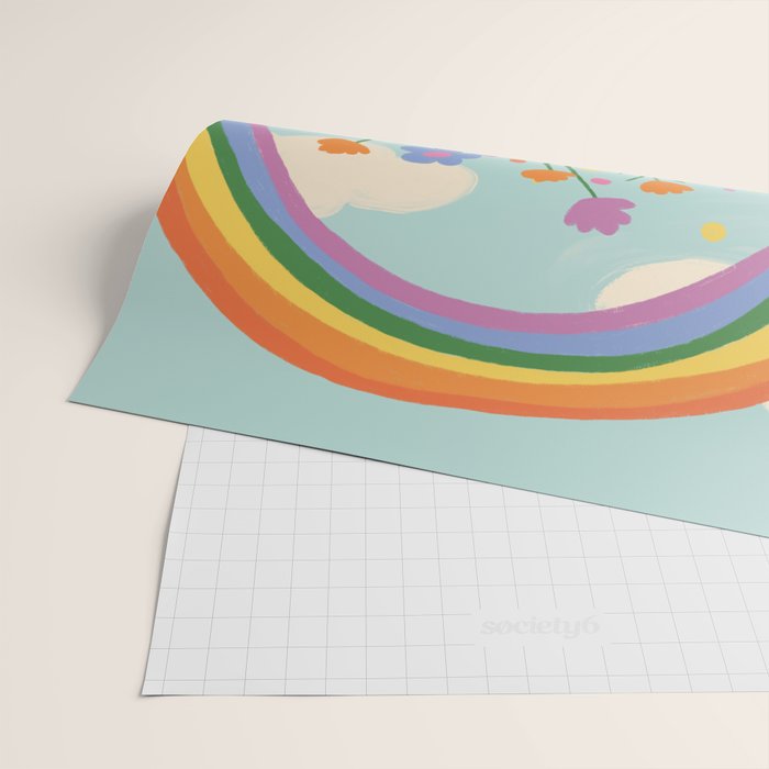 Happy rainbow Wrapping Paper Gallery Image 2