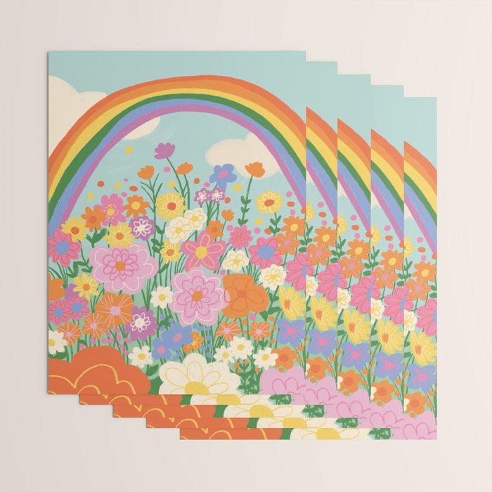 Happy rainbow Wrapping Paper Gallery Image 3