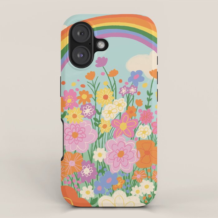 Happy rainbow iPhone Case Gallery Image 1