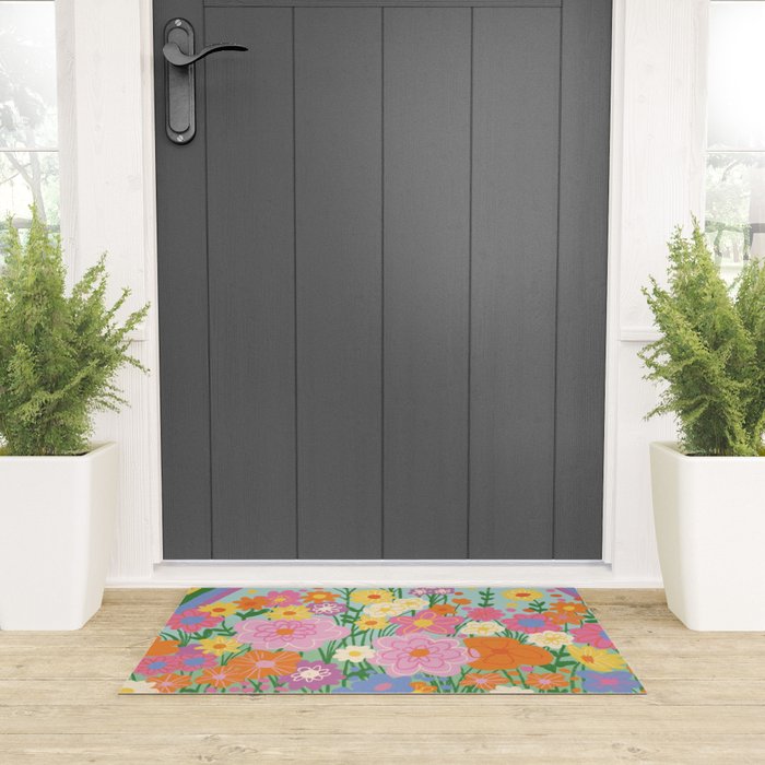 Happy rainbow Welcome Mat Gallery Image 3