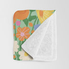 Happy rainbow Throw Blanket Gallery Image 3