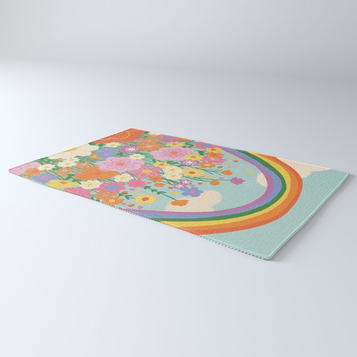Happy rainbow Rug Gallery Image 3