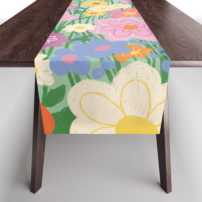 Happy rainbow Table Runner Gallery Image 1